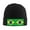 Black, variant on Flag Of Brazil Beanie Hat Knit Hat Skull Cap for Men Women Winter Hat Gray