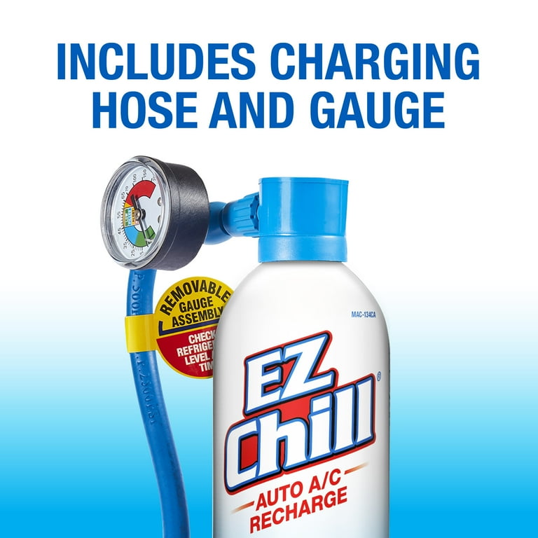 EZ Chill R-134a Auto AC Recharge Kit oz (CA Compliant