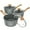 Gray, variant on Sauce Pan with Lid, Nonstick Saucepans 1.5QT&2QT&3QT, Granite Sauce Pan 3pcs, Stone Saucepan Set, Small Pot with Lid, Nonstick Sauce Pot Set