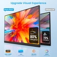 thumbnail image 2 of Monitor portátil UK BONITOYS 15.6 pulgadas 1080P FHD 120% sRGB, 2 of 7