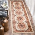 thumbnail image 4 of SAFAVIEH Bijar Femie Oriental Area Rug, Red/Rust, 6'7" x 9', 4 of 6