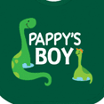 thumbnail image 4 of Inktastic Pappys Boy Grandson Dinosaur Boys Baby Bib, 4 of 4