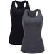 thumbnail image 1 of Camisola de algodón para mujer, sujetador con plataforma, camiseta sin mangas, camisetas interiores elásticas, paquete de 2, XXL, 1 of 4