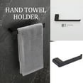 thumbnail image 5 of 5 Piece Stainless Steel Bathroom Towel Rack Set Wall Mount Matte Black Matte, 5 of 5