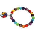 thumbnail image 3 of Beaded Bracelet for Women and Men with Agate Stone Multi Color for Fishing Use Lightweight Portable, 3 of 5