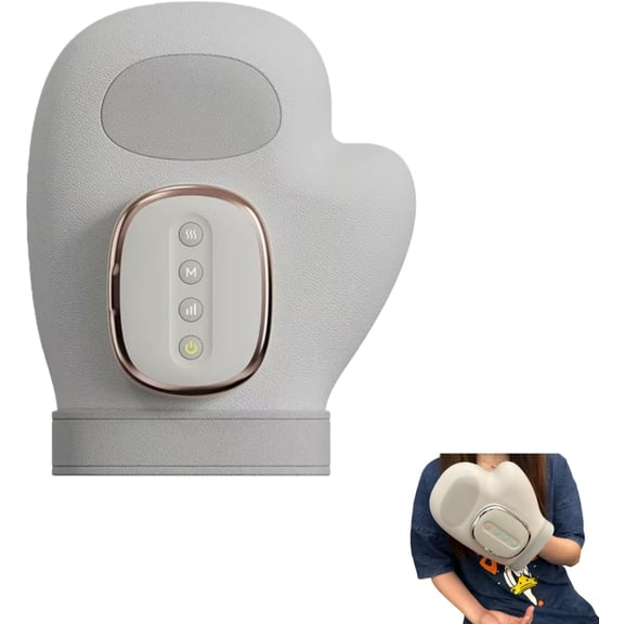 Hand Massager with Heat and Compression,Hand Massager Glove, Helps Soothe Hands Fatigue, Carpal Tunnel and Arthritis Discomfort,3 Modes, 5 Gears, Scheduled Shutdown