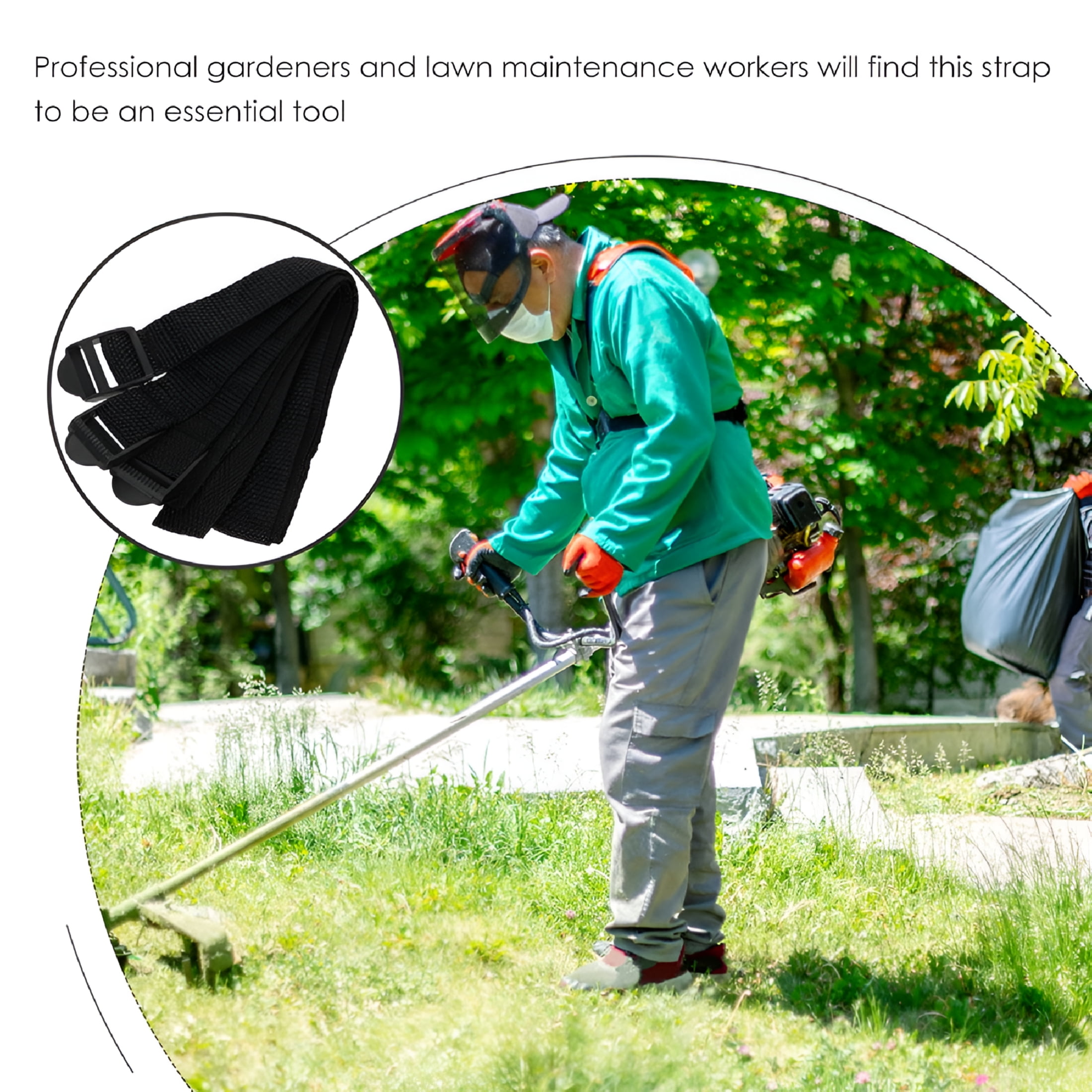 EXLEAF 2026 New 10Pcs Nylon Garden Spikes Shoes Strap Easy-Assembly Aerator Shoes Strap Lawn Aerator Tool Gardening Scarifier Strap Garden Nylon Aerator Shoes Strap