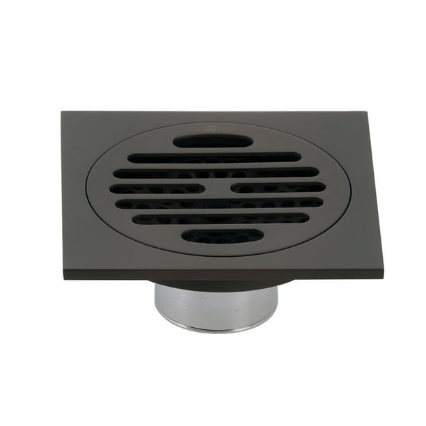 Bathroom Shower Drains with Flange & Hair Trap Oil Rubbed Bronze