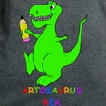 thumbnail image 3 of CafePress - Artosaurus Rex Women's Dark T Shirt - Women's Traditional Fit Dark T-Shirt, 3 of 4