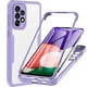 thumbnail image 1 of Funda para Samsung Galaxy A13, A23, A33, A53, A73, A14, A34, A54, 5G, A04S, A03 Core, A32, A52, A72, A51, A71 transparente de 360 grados, 1 of 4