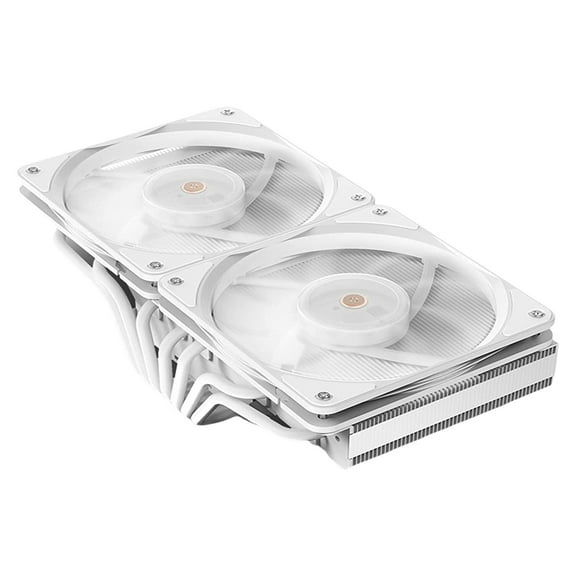Efficient JF13K Top-Down CPU Cooling 7 Heat Pipes 2x 120mm Fans 250W TDP Black Finish Lampless Multi Platform Support