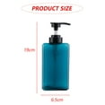 thumbnail image 2 of 450ml/15.2oz Pump Bottle Dispenser 2 Pack Refillable Square Plastic Empty Lotion Pump Bottle for Essential Oil Soap Lotion Shampooblue, 2 of 4