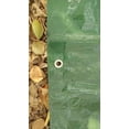 thumbnail image 2 of Multi- Purpose Poly Tarp, Light Weight Waterproof Cover,Tarpaulin with Metal Gromments,8x10ft Dark Green, 2 of 3