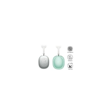 SaharaCase - Hybrid Flex Case for Apple AirPods Max - Transparent Green