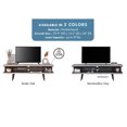 thumbnail image 4 of 70.87 in. Grey Wood TV Stand with 5 Storage Shelves Fits TV's up to 75 in., 4 of 7