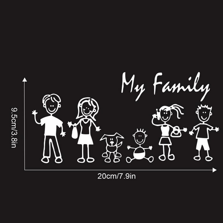 Stick outlet figure decals
