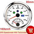thumbnail image 1 of Hd 85mm Gps Speedometer Gauge 0-200km/h Tachometer 0-8000 Rpm Waterproof Motorcycle Speed Report Indicator Universal Tacho, 1 of 1