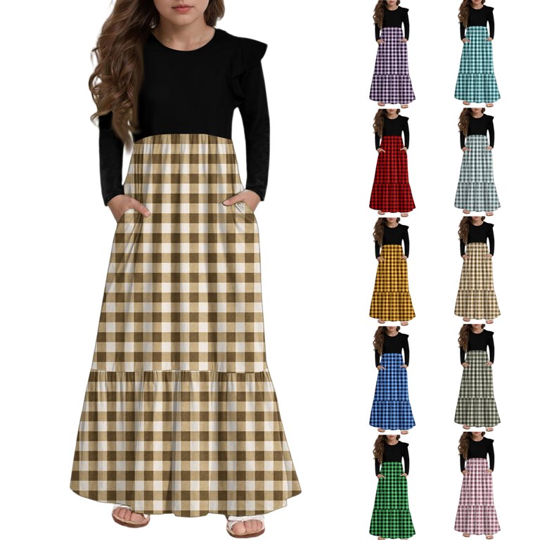 chinese dress ladies Nemidor Plus Size Maxi Dresses for Curvy Women Casual Summer Short Sleeve  Chevron Print Long Dress with Pocket 14-26(155,14,Black Blue) at Amazon  Women's Clothing store main image 1