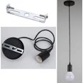 thumbnail image 4 of 4pcs Ceiling Light Fixture Bracket 90mm Plate Holders And Accessories, 4 of 4