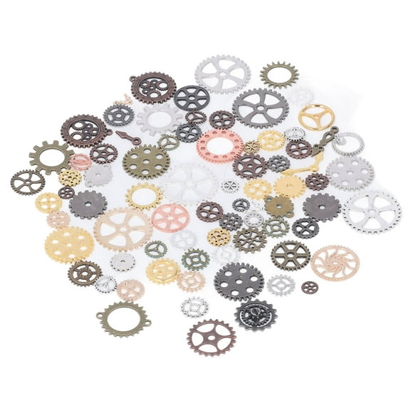 Metal Steampunk Gears, Fine Workmanship 100g Steam Punk Gears  For Role Play For Halloween Decoration