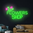 thumbnail image 4 of Handmadetneonsign Flower Shop Led Sign, Flower Neon Sign, Flower Neon Light, Floral Led Light, 4 of 5