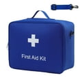 thumbnail image 3 of MERIGLARE First Aid Bag Lightweight Multiple Compartments for Travel Workplace Cycling Blue, 3 of 9