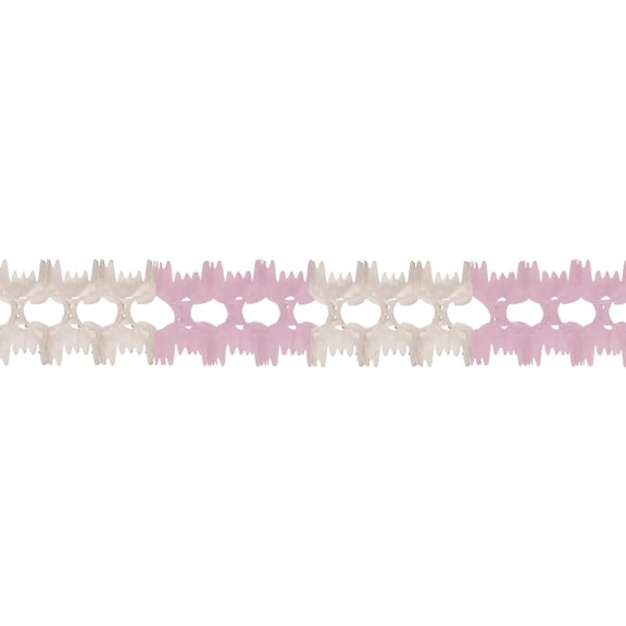 Beistle Pageant Garland pink & white Party Decoration (Case of 12)