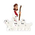 thumbnail image 1 of Advanced Graphics 3144 72 x 25 in. The Good Shepard Cardboard Cutout Set, Creative for Kids, 1 of 4