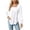 White, variant on My Items Shirts for Women Women's Long Sleeve Shirts Women's Tunic Tops Long Puff Sleeve Crew Neck Shirts Pleated Solid Tee Blouse Xxl