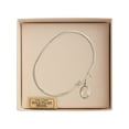 thumbnail image 3 of 7 1/4 inch Oval Eye Hook Bangle Bracelet w/ Blessed Caroline Gerhardinger in Gold-Filled, 3 of 3