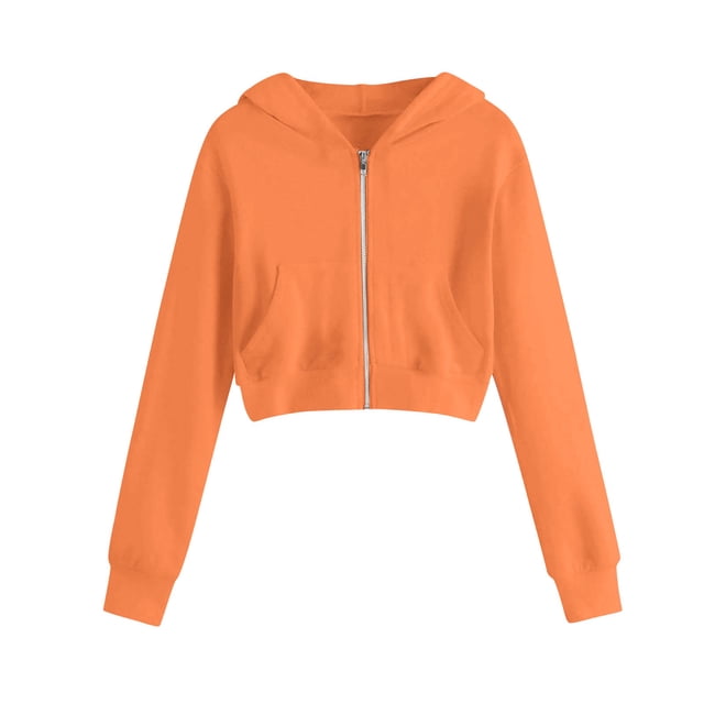 Children's Hooded Sweatshirt - Classic Zip-up Design with Pockets