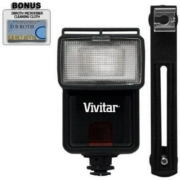 Vivitar SF4000 Bounce Zoom Slave Flash Enhance Photos, Colors & Saturation For The Nikon D5000, D3000 Digital SLR Cameras