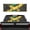 Abstract Art, variant on Pzuqiu Truck Back Window Decal with Butterfly Jamaica Pattern, 66.9 x 22.4 Inch Vinyl Wrap Full Coverage for Most Pickup Truck Models