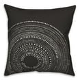 thumbnail image 2 of Creative Products Black Circle Dot Pattern 18x18 Indoor / Outdoor Pillow, 2 of 9