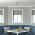 thumbnail image 4 of Evelyn&Zoe 9" Polished Nickel Finish Metal/Glass Semi Flush Mount, 4 of 6