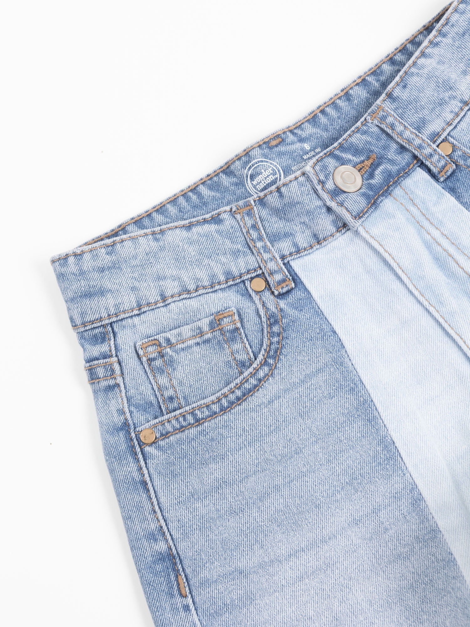 Wonder Nation Girls Fashion Denim Shorts, Size 5-18