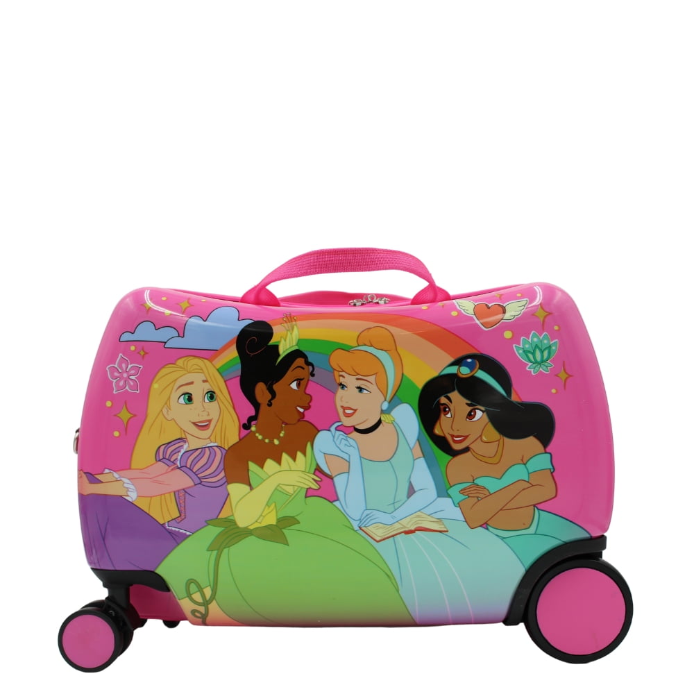 Disney Princess Girls Ride On Luggage Pink