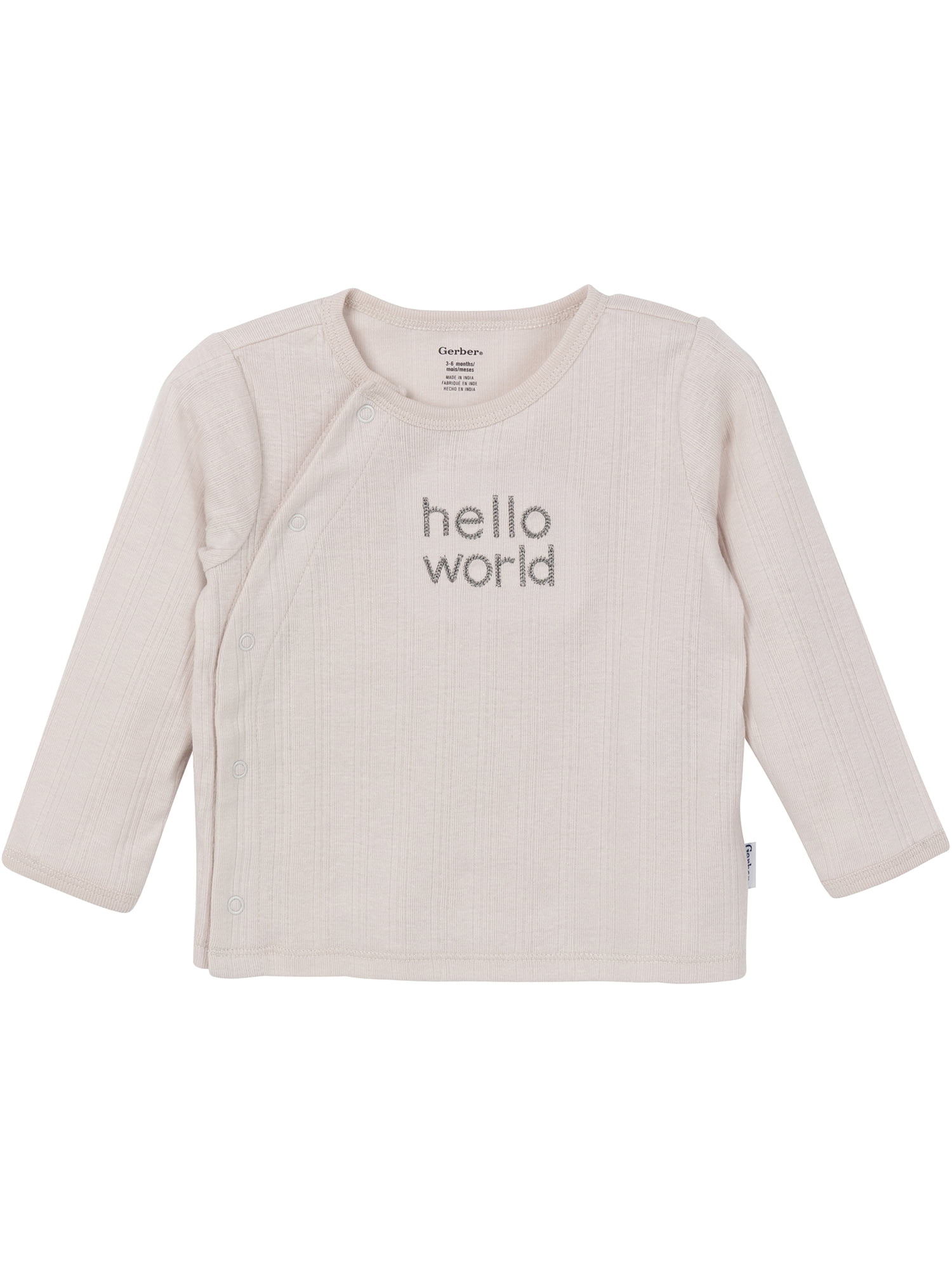 Gerber Baby Gender Neutral Take Me Home Outfit Set, 3-Piece, Sizes Newborn - 6/9 Months