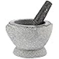 thumbnail image 3 of Libertyware Mortier et Pilon en Granit Pierre Capacité de 4 Tasses 8 Pouces Gris, 3 of 4