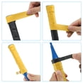 thumbnail image 5 of Anti Slip Sweatband Absorbent PU Tennis Badminton Racket Grip Tape, Yellow 8 Pack, 5 of 6