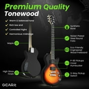 GEARit Electric Guitar Valley Series, Electric Guitar Starter Kit, H-H Pickups with Coil Split w/ Amplifier, Tuner, Gig Bag, and Guitar Strap, Cable, Picks, String