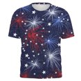 thumbnail image 3 of DPTALR T-Shirt à Manches Courtes pour Hommes, Col Rond, Impression Numérique 3D Drapeau, Pull D\'entraînement Physique, 3 of 3