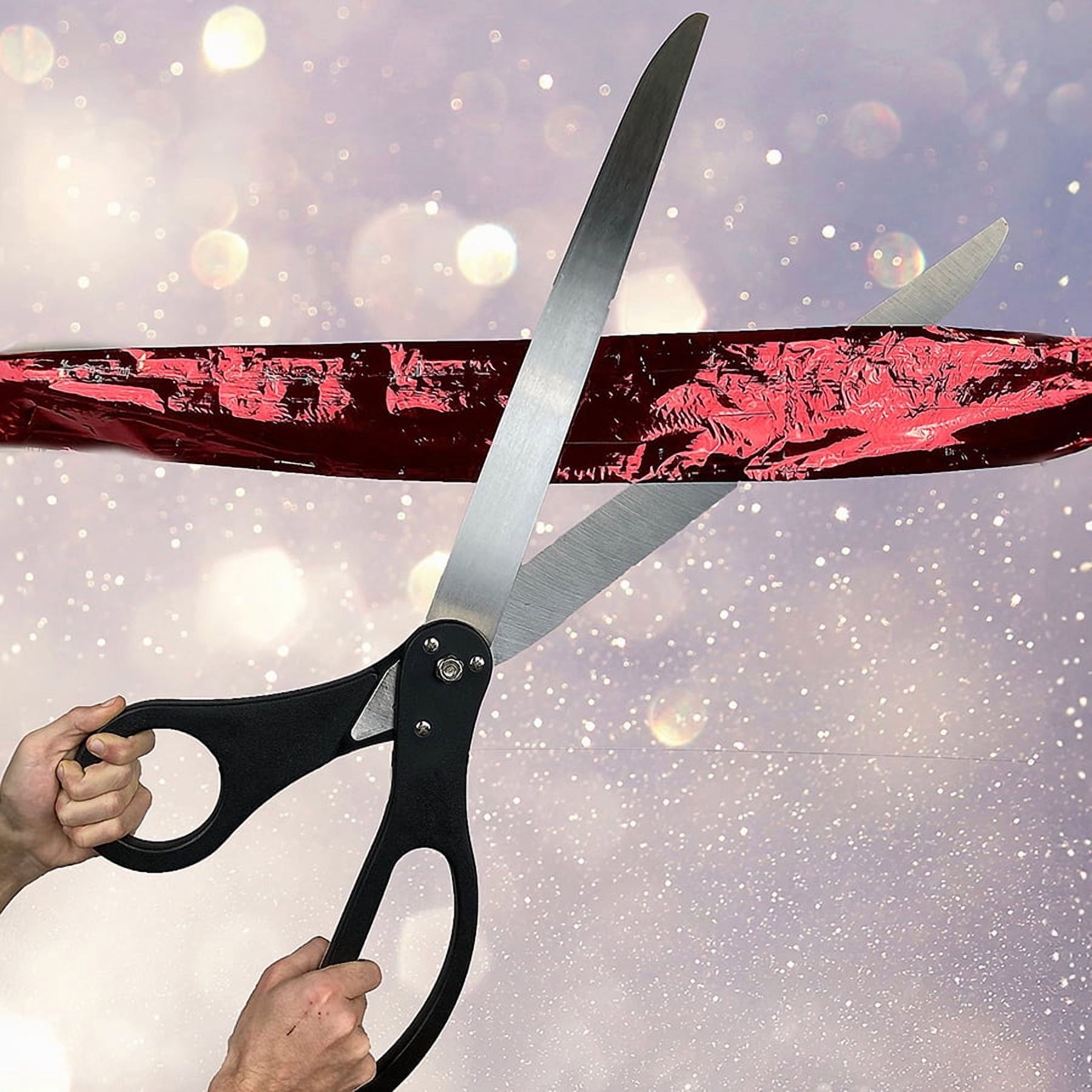 Morris Costumes BB140BK 30 in. Ribbon Cutting Scissors, Black