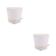 thumbnail image 4 of Moyic Macetas creativas y duraderas para interiores y exteriores, macetas ABS fáciles de mantener para plantar macetas blanco 2Conjunto, 4 of 6