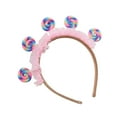 thumbnail image 2 of Diadema de piruleta, diadema de plástico, cintas para el pelo para niña, diadema para niña de las flores, diadema de princesa de caramelo, aros para el pelo bonitos, diademas de piruleta, una diadema, 2 of 4