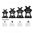 thumbnail image 2 of Ice Snow Gripper 10 Tooth Crampons Non-slip Durable Lightweight Shoe Covers Mountaineering, 2 of 8