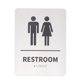 thumbnail image 1 of Señal De Baño Braille Para Discapacitados, Señal De Baño Braille Autoadhesiva Para Empresas, 1 of 7