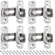 thumbnail image 1 of 4 piezas de pestillos de puerta de 90 grados para puerta corrediza con pernos de palanca de bloqueo de tornillo para puerta corrediza Muebles de baño Ventana, 1 of 5