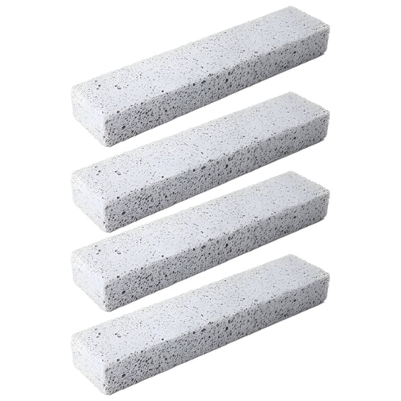 RAGUPEL 4Pcs Pumice Stone,Multi-Surface Cleaning Scouring Stick,Tough Stains Easy Scrubbing Pumiey,Gray
