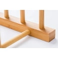 thumbnail image 4 of Bamboo Wooden Dish Rack, Plate Rack Stand Pot Lid Holder, Kitchen Organizer, 4 of 6
